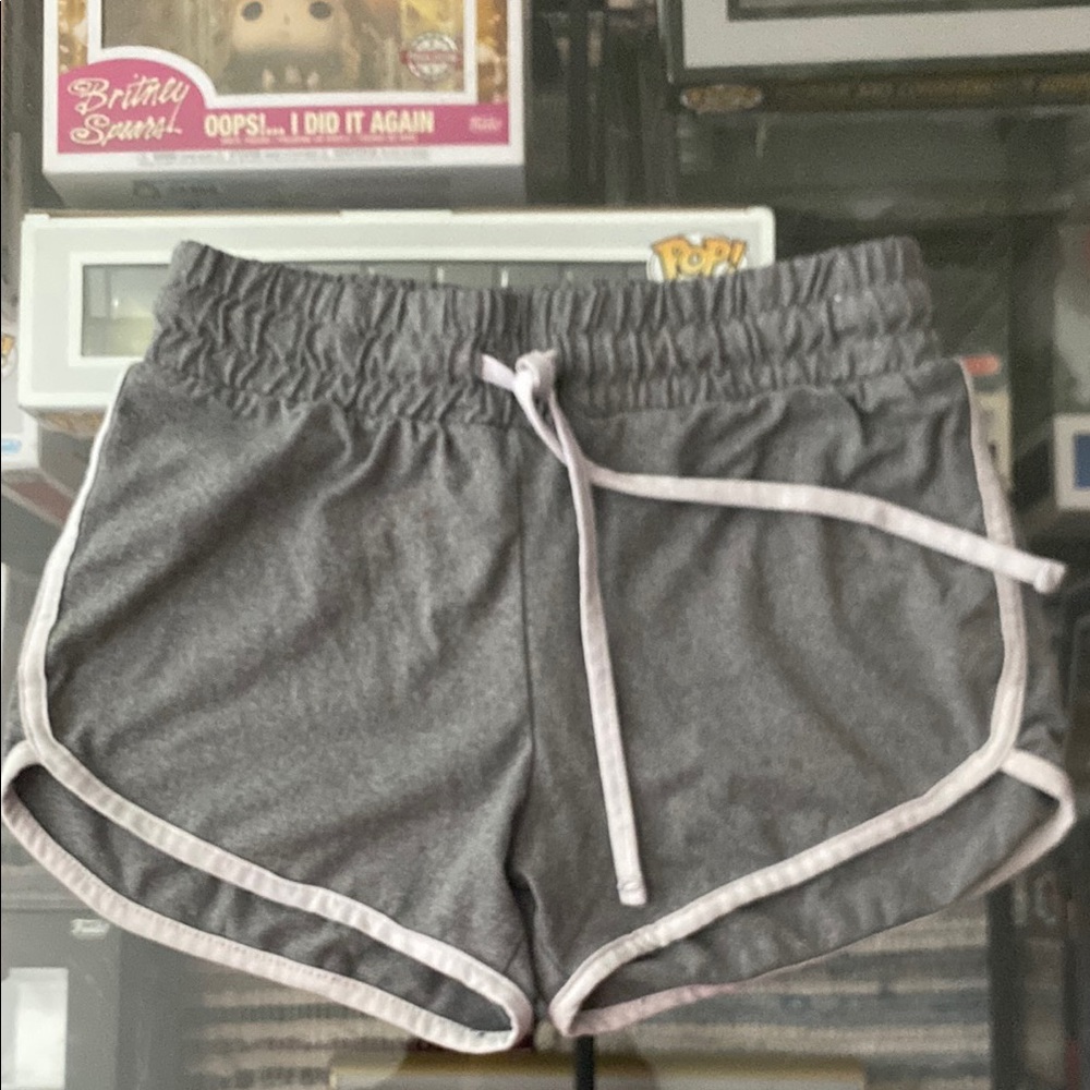 Rue21 Gray Athletic Shorts with White Trim